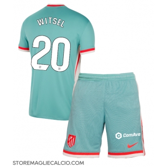 Atletico Madrid Axel Witsel #20 Maglia Gara Trasferta Repliche 2024-25 Bambino